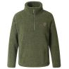Covalliero Teddy-Strick-Sweatshirt HW26 Damen - Waldgrün