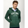 Parker Herren Zip-Up Hoodie Jacke Tommy Hilfiger Equestrian - Immergrün