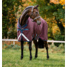 Horseware Amigo 1200D Turnout 100g Decke - Bordeaux / Marineblau / Titan Grau