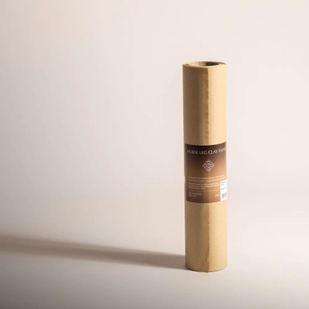 Papier für Tonerde Pferdebeine 35 cm Rolle 20 m
