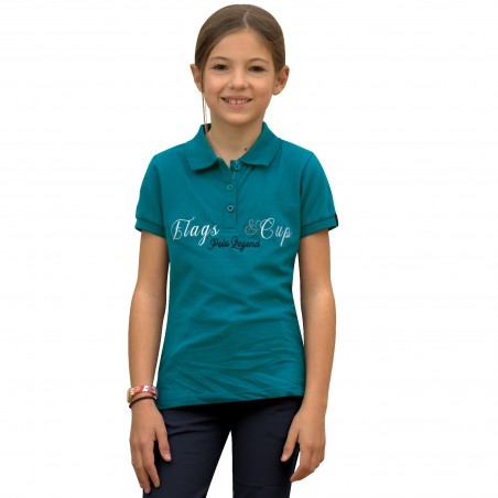 Kinder-Poloshirt Uripa Flags & Cup