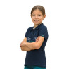 Kinder-Poloshirt Uripa Flags & Cup - Marineblau