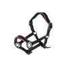 Lederhalfter Manchester Hobby Horsing- HKM - Schwarz / Fuchsia