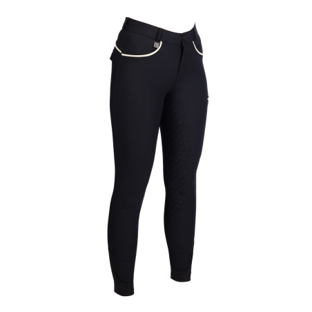 Reithose Limone- Silikon-Kniebesatz HKM Damen