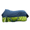 Outdoordecke HKM Chester 600D 100g - Marineblau / Limettengrün
