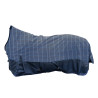 Highneck-Decke HKM Norwich 600D glattes Futter - Blau / kariert