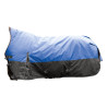 Highneck-Decke HKM Norwich 600D 100g - Kobaltblau / Grau