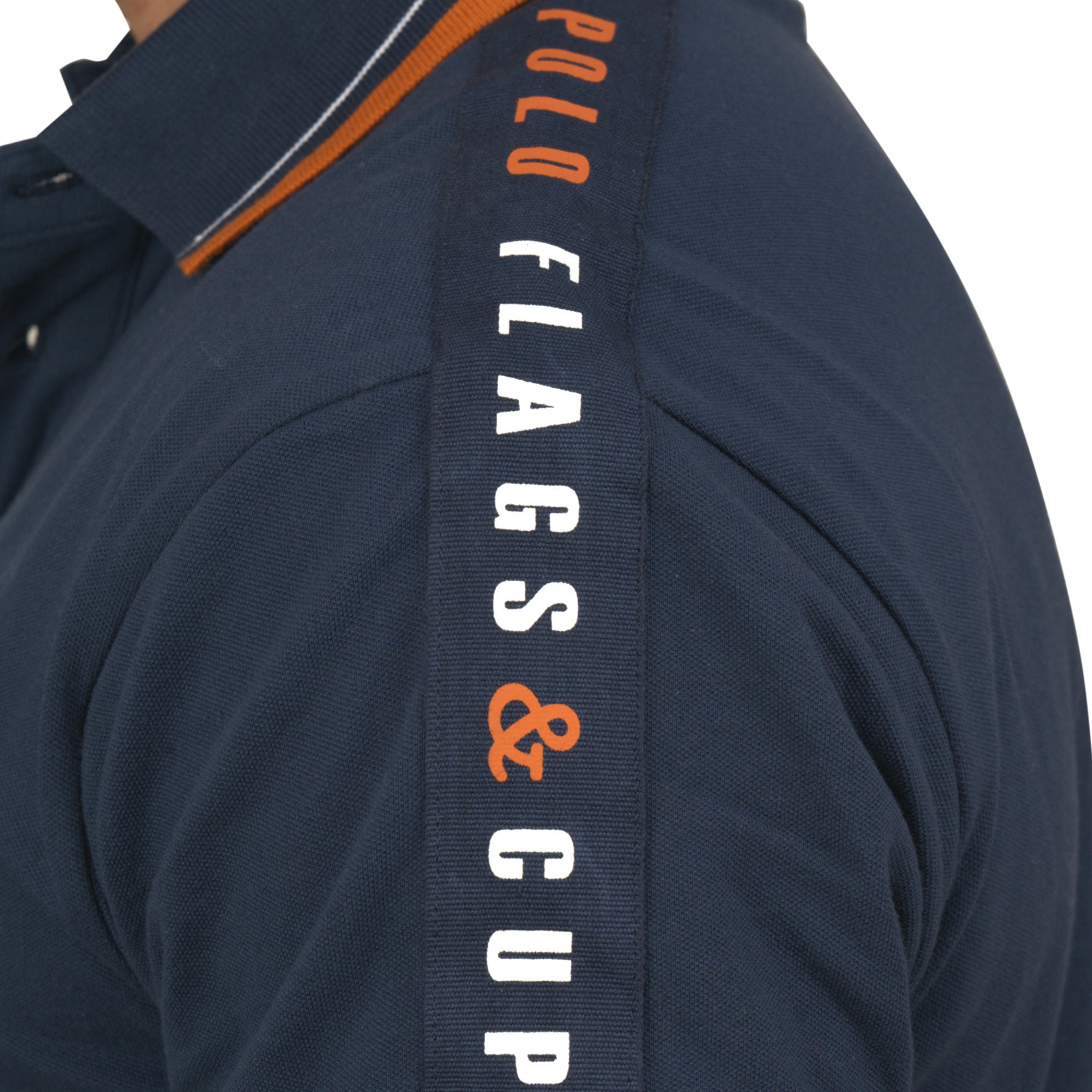 Herren-Poloshirt Calango Flags & Cup Marineblau Herren-Poloshirt Calango Flags & Cup Marineblau