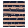 HV Polo Plaid Gwenny Print - Marine / Kamel