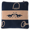 Kissen HV Polo Gwenny print - Marine / Kamel
