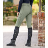 Thermo-Reitleggings ELT Rica aus Fleece-Bouclé für Damen - Salbei