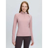 Damen-Fleece mit Reißverschlusskragen LeMieux Frances - Wilde Rose