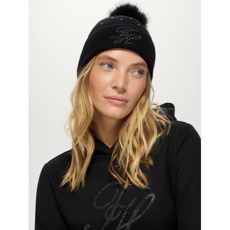 Daly Women Strass Pom Pom Beanie Tommy Hilfiger Equestrian