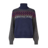 KLMontez gestrickter Rollkragenpullover für Damen von Kingsland - Schmiedeeisengrau