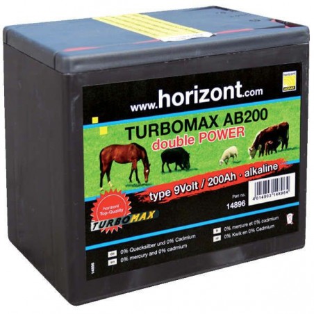 Batterie Horizont Turbomax AB200 9 V - 200 Ah