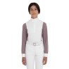 Turniershirt Mädchen mit Equestro-Lochmuster Kinder - Geweih