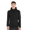 Herren-Fleece-Sweatshirt mit Reißverschluss Equestro - Schwarz
