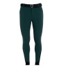 Herren-Slim-Fit-Reithose mit Kniebesatz Grip Equestro - Kiefernhaine