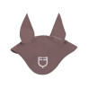 Fliegenhaube aus technischem Stoff mit kontrastierendem Equestro-Logo - Antler / violett gefilzt