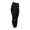 Damen-Leggings mit hoher Taille aus technischem Monogrammstoff Equestro - Schwarz