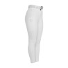Damenreithose mit hoher Taille, Full-Grip, mit Strass Equestro Damen - Weiß