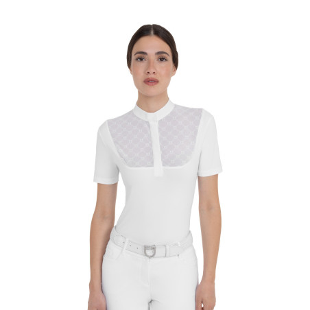 Damen-Turnierpolo mit Tülleinsätzen Equestro