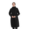 Damen Softshell lang mit rückseitigem Schlitz Equestro - Schwarz