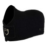 Equestro Stalldecke aus Teddyfleece - Antik Schwarz / Weiß