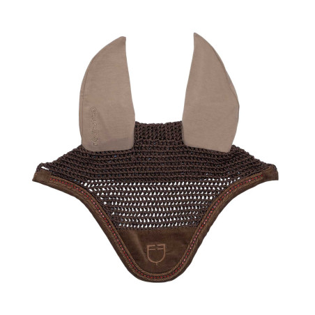 Fliegenhaube mit Häkellook und Strass Equestro