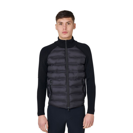 Herren-Daunenjacke mit Strickärmeln Equestro