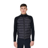Herren-Daunenjacke mit Strickärmeln Equestro - Schwarz