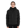Damen-Daunenjacke mit Kapuze Equestro - Schwarz