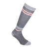 Damenstrümpfe aus elastischem Lurex Equestro Damen - Grau / Rosa
