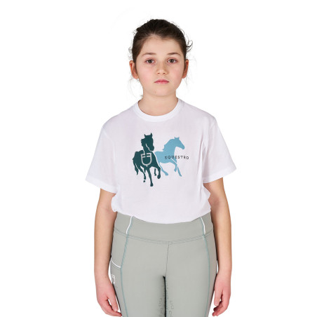 Kinder-T-Shirt aus atmungsaktiver Baumwolle Equestro