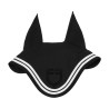 Fliegenhaube Double Stripes aus technischem Gewebe von Equestro - Schwarz