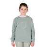 Unisex-Kinder-Sweatshirt aus Fleece Equestro - Schiefergrau