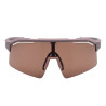 Polarisierte sportliche Sonnenbrille Modell Soleil Equestro - Geweih / rot / braun