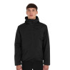 Softshell Herren Foldable Linie - Schwarz