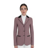Damen-Turnierjacke mit Reißverschluss und Knöpfen - Geweih