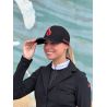 Cap Le Sabotier Mario - Schwarz / Korallenlogo