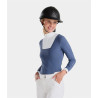Aeris Damen-Reitturniershirt Horse Pilot - Vintage-Indigo
