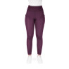 Leggings Equithème Neva Damen “Je t’aime” - Pflaume