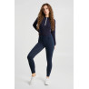 Hybride Thermo-Leggings Horze Anya Full Grip - Dunkelblau