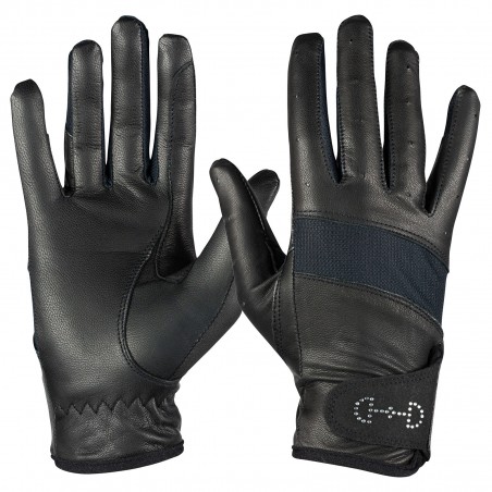 Leder- und Mesh-Handschuhe Damen Horze