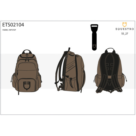 Unisex-Technikrucksack aus Ripstop Equestro