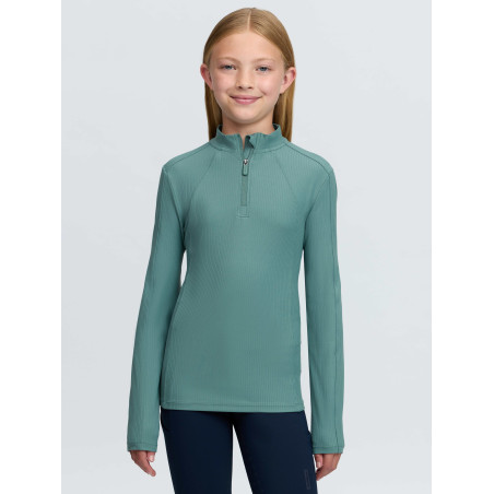 Geripptes technisches T‑Shirt Raye LeMieux Young Rider