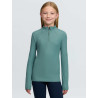 Geripptes technisches T‑Shirt Raye LeMieux Young Rider - Aloe