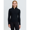 Geripptes technisches T‑Shirt Raye LeMieux Young Rider - Schwarz