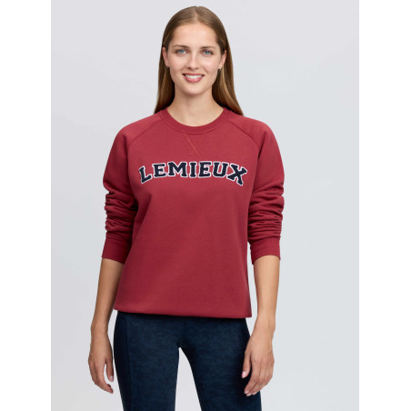 Damen-Sweatshirt LeMieux mit Rundhalsausschnitt im Varsity-Stil Vida