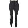 Diana Reithose mit kniehohem Silikongrip Mountain Horse Damen - Schwarz